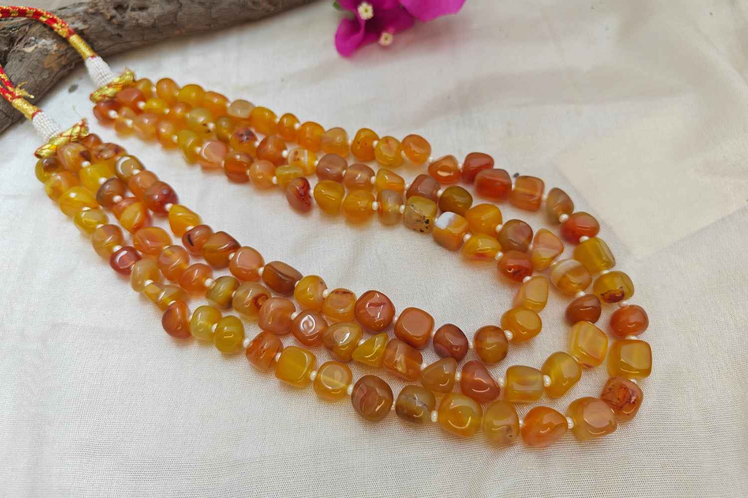 Yellow Bead Necklace | Radiant Citrine Jewelry for Positivity & Joy