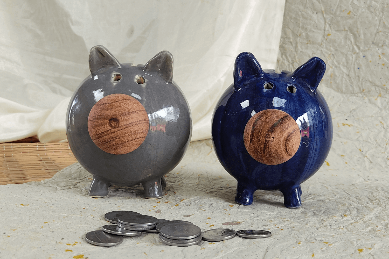 Pottery shop piggy bank