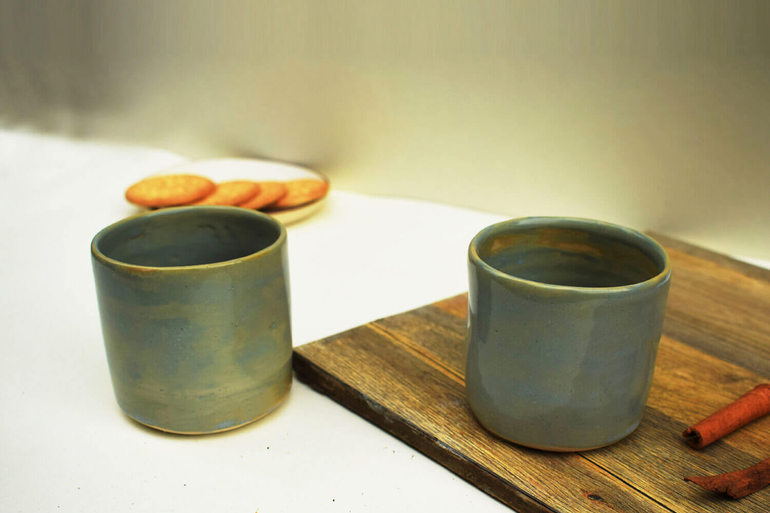 Rustic Ceramic Tea Cup – Set of 2 | Earthan