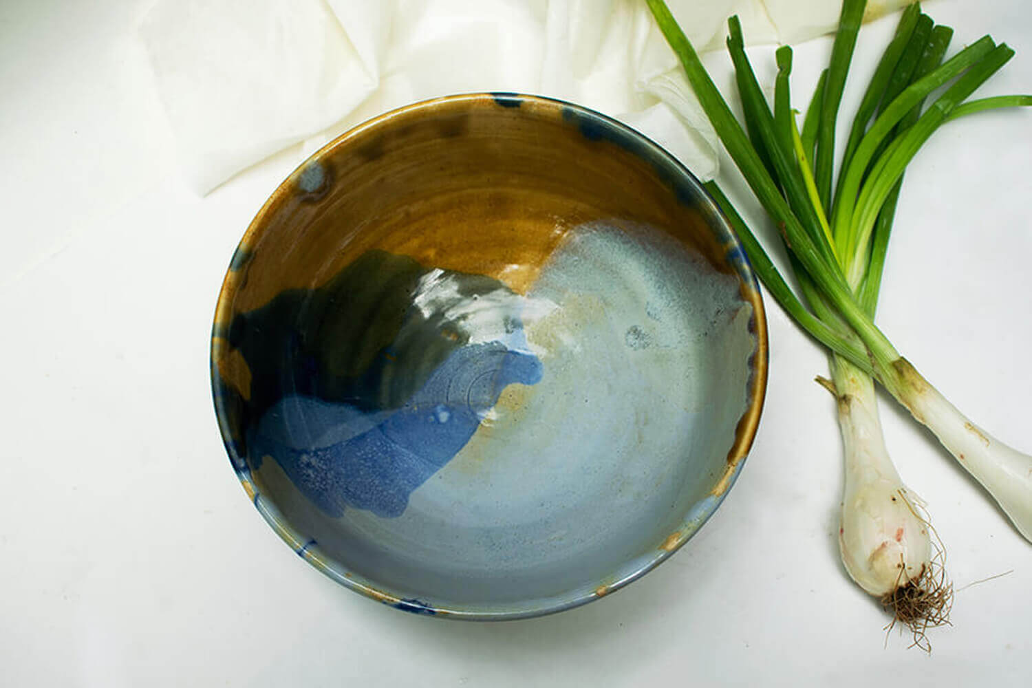 Blue Yellow Salad Bowl | Earthan