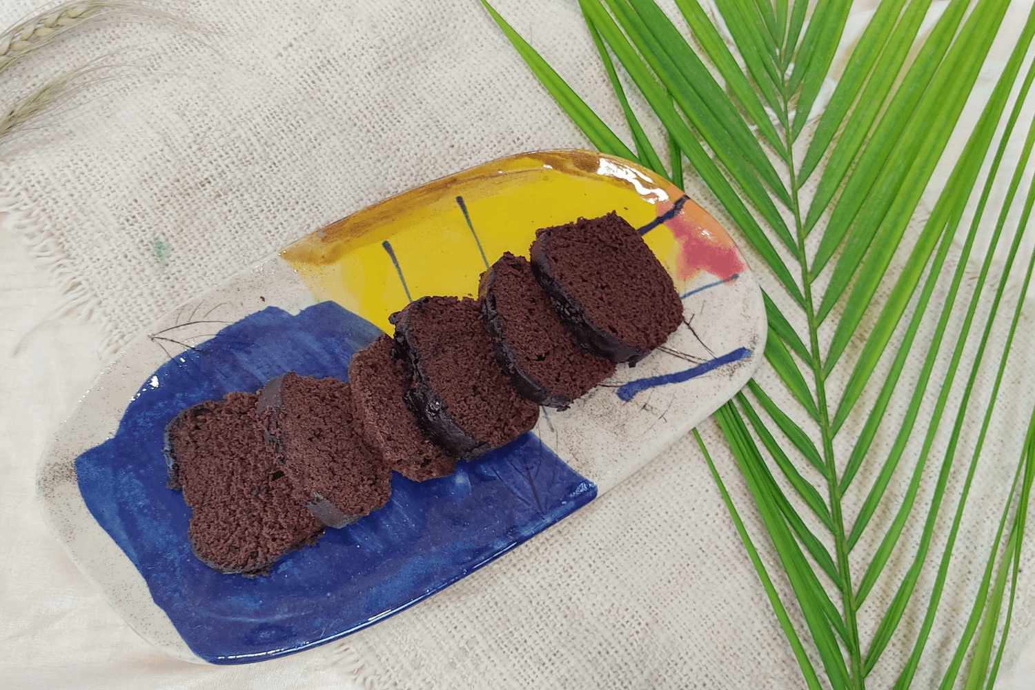 Ceramic Multicolor Platter | Earthan