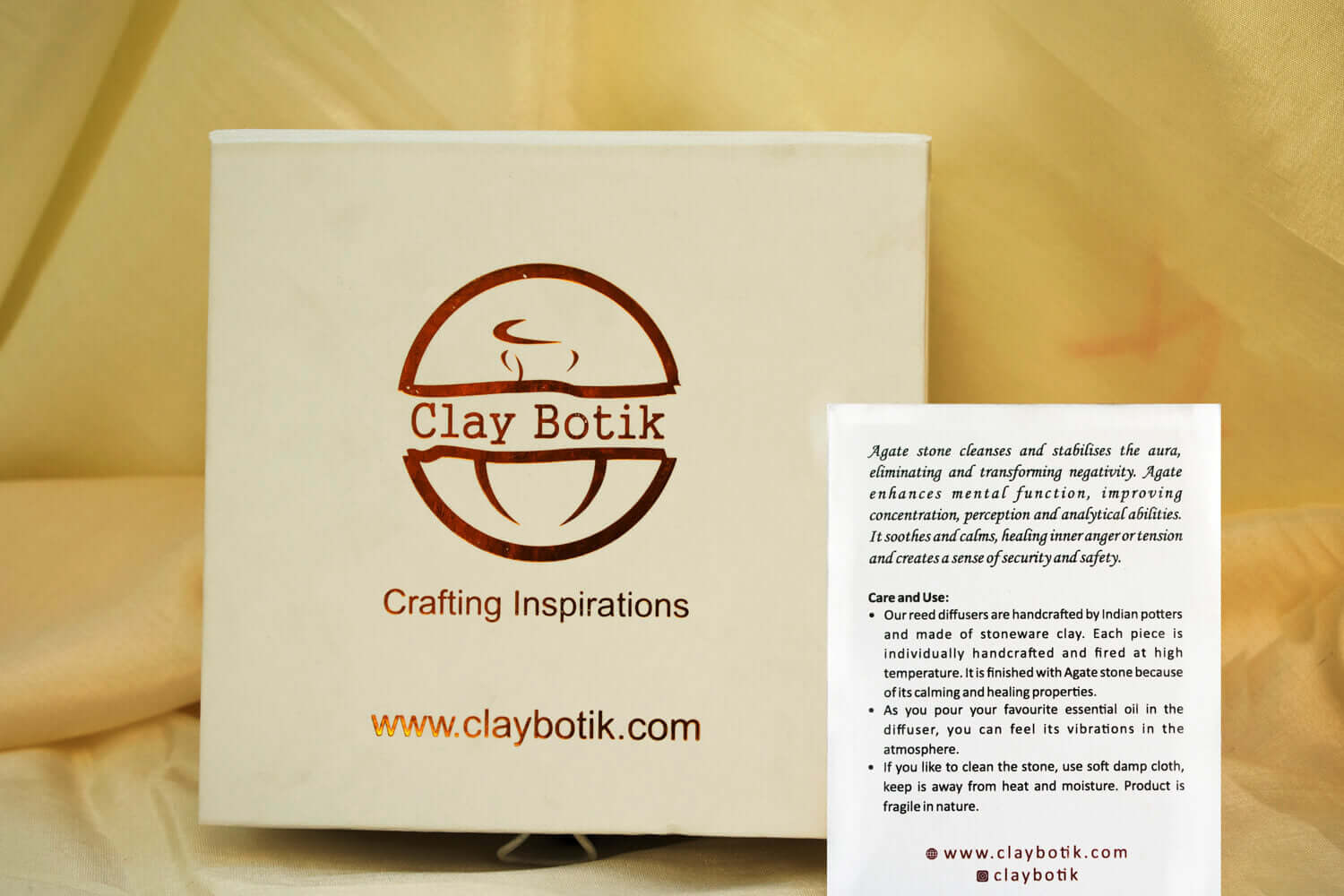 Agate Stone Reed Diffusers Green | Earthan