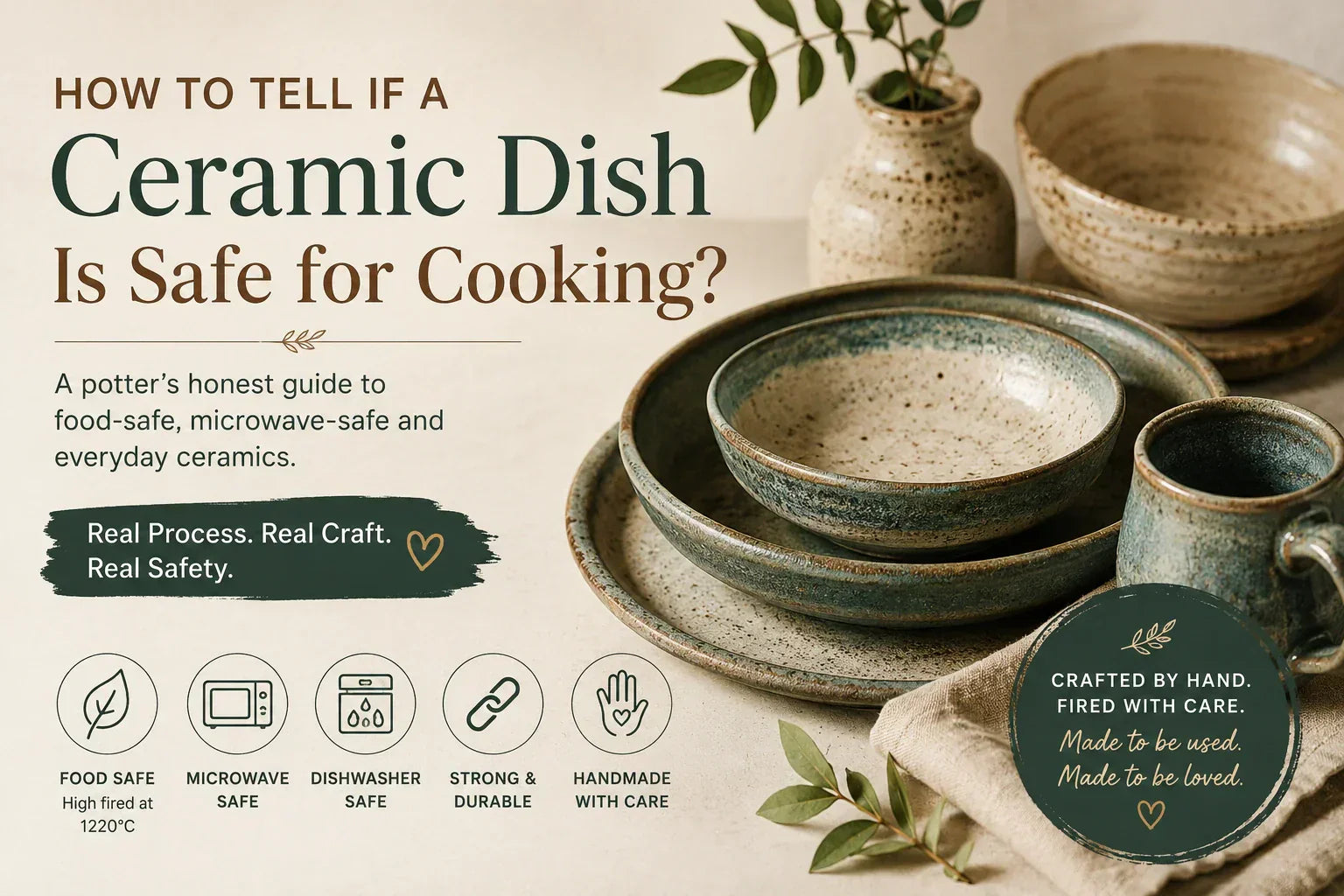Earthan-How to Tell If a Ceramic Dish Is Safe for Cooking?