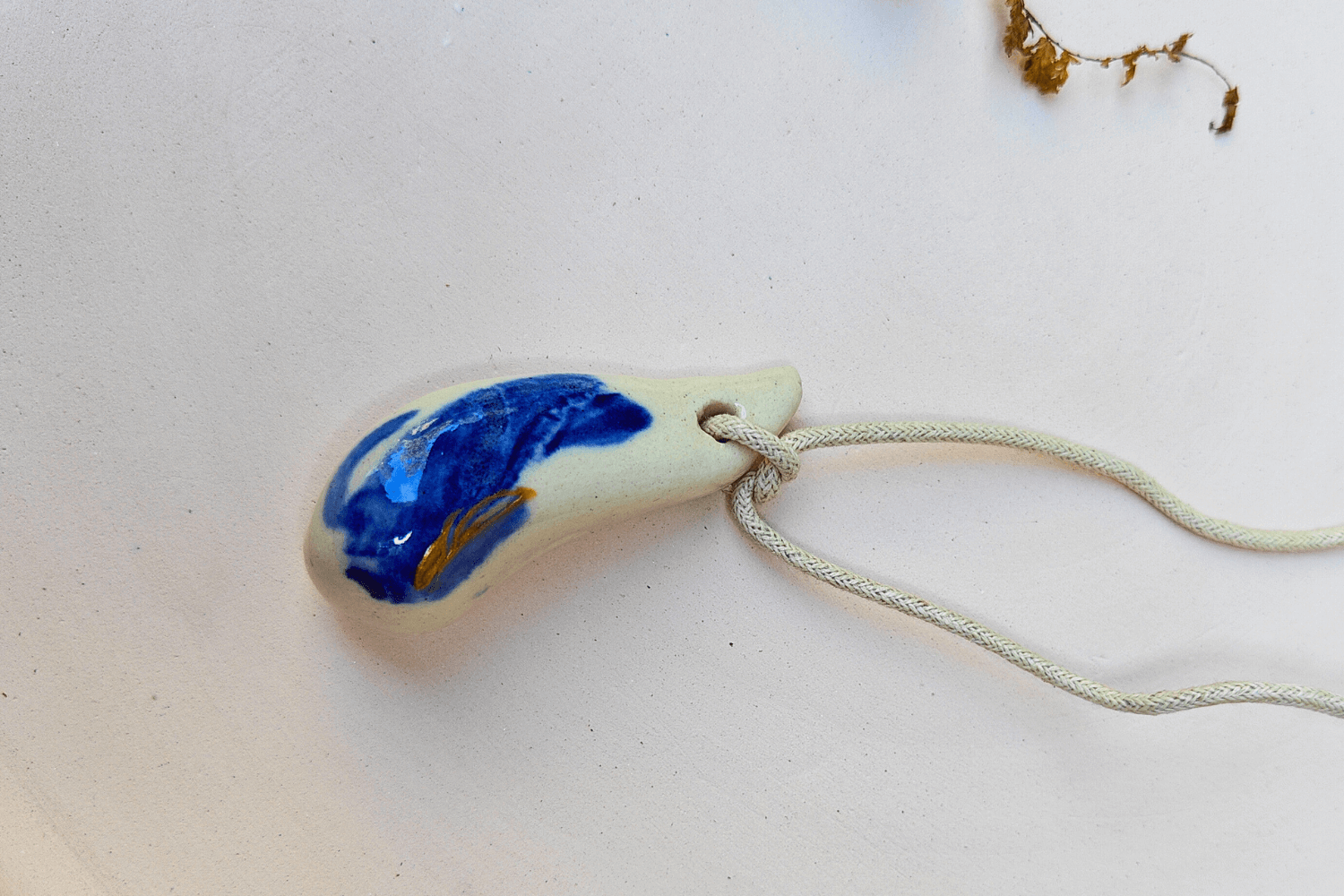 Costal Blue Clay Necklace