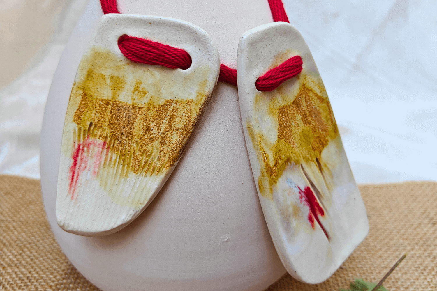 Stunning Red Irregular Necklace