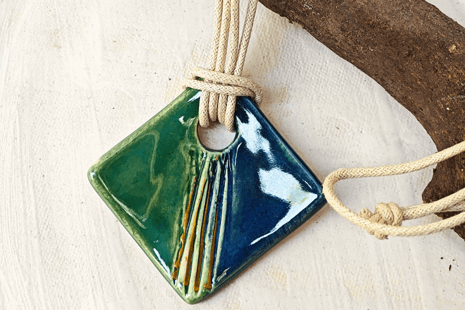 Modern Sea Green Pendant
