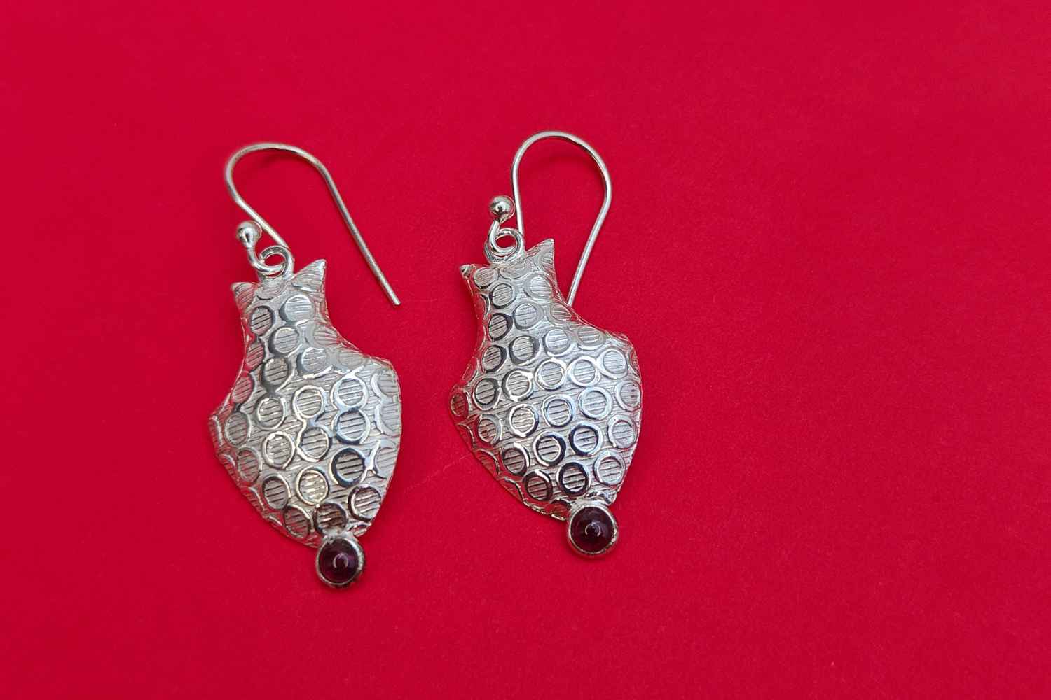 Sterling Silver Fish Earrings1 I Earthan