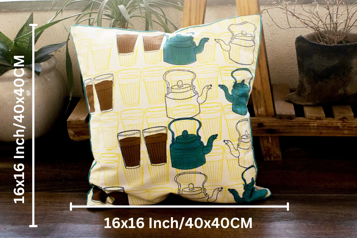 Cushion Cover Handblock Print | Earthan