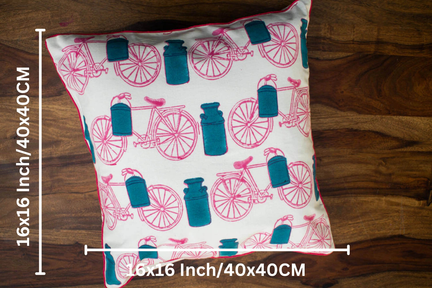 Hand block printed cotton cushion covers | Earthan