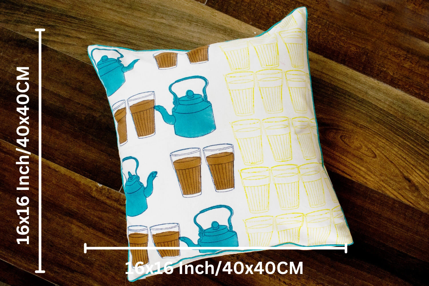  Hand block printed cotton cushion covers | Earthan 