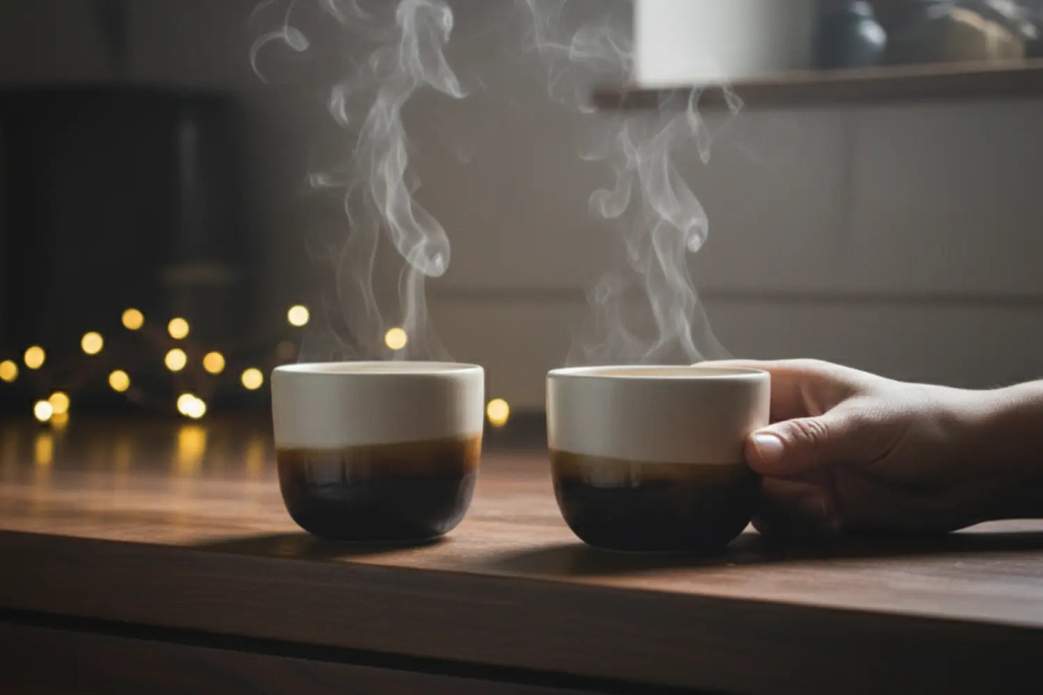 Half & Half Ceramic Tea Cup | Earthan 