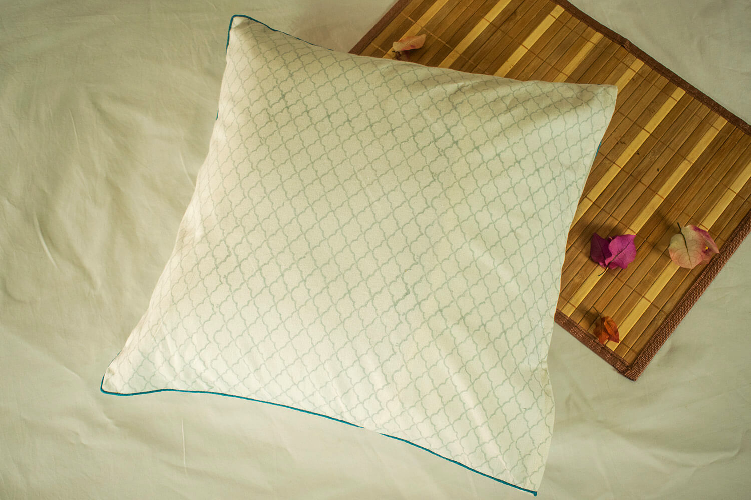  Printed Cotton Cushion Cover 