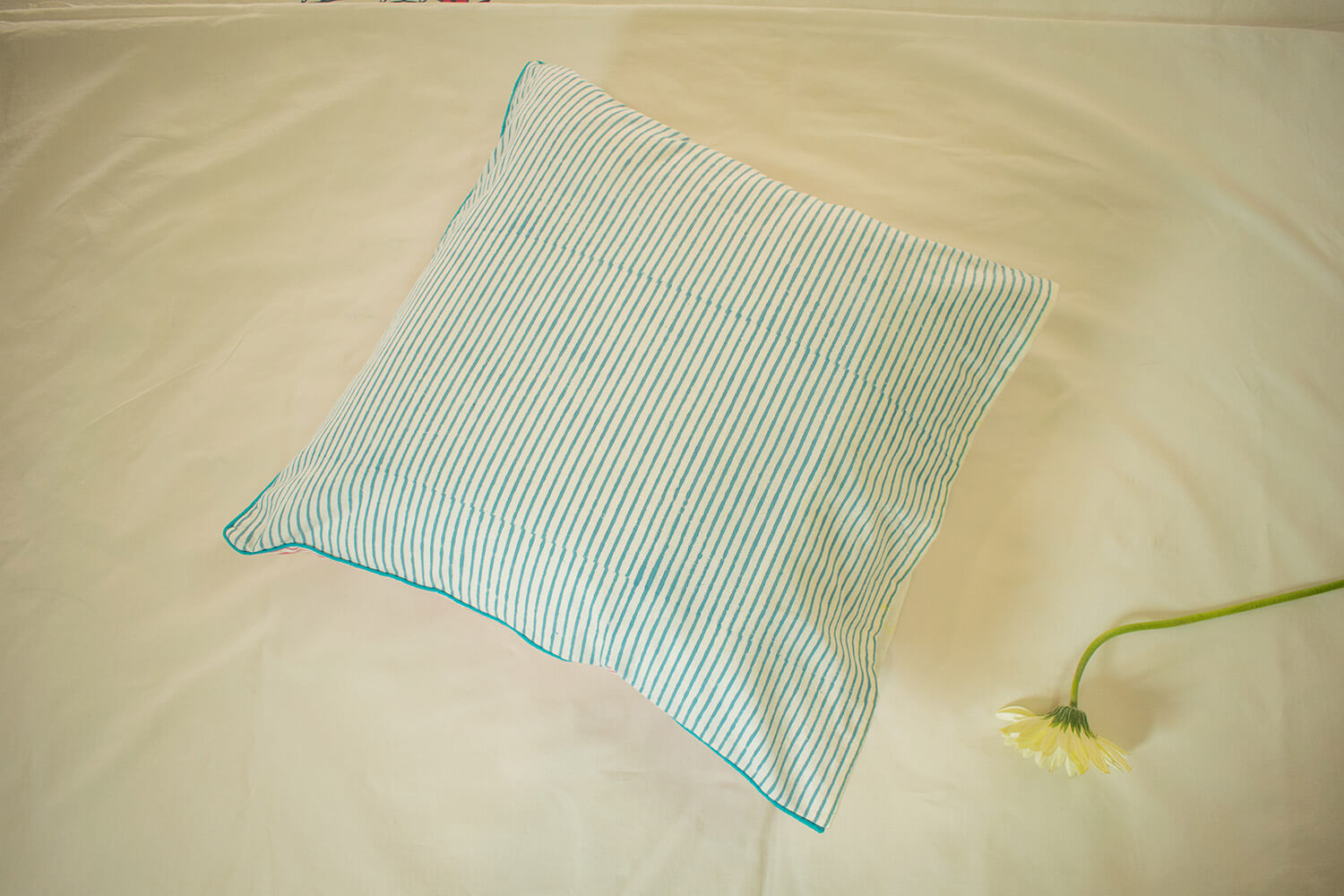 Printed Cotton Cushion Cover 