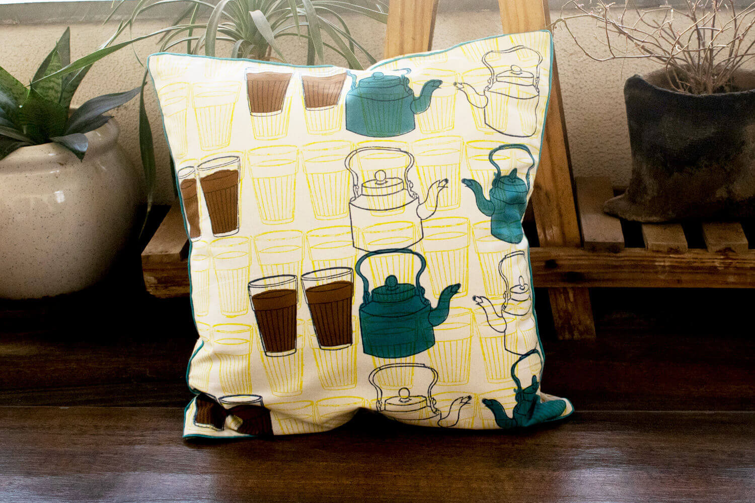 Cushion Cover Handblock Print | Earthan