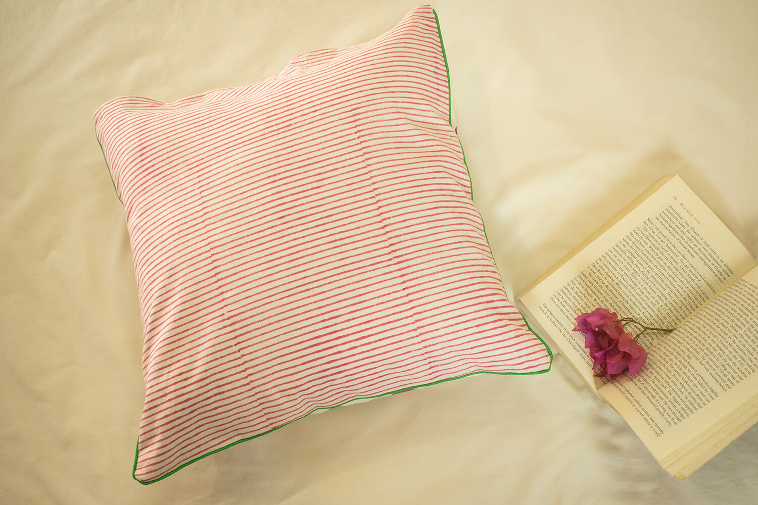  Printed Cotton Cushion Cover 