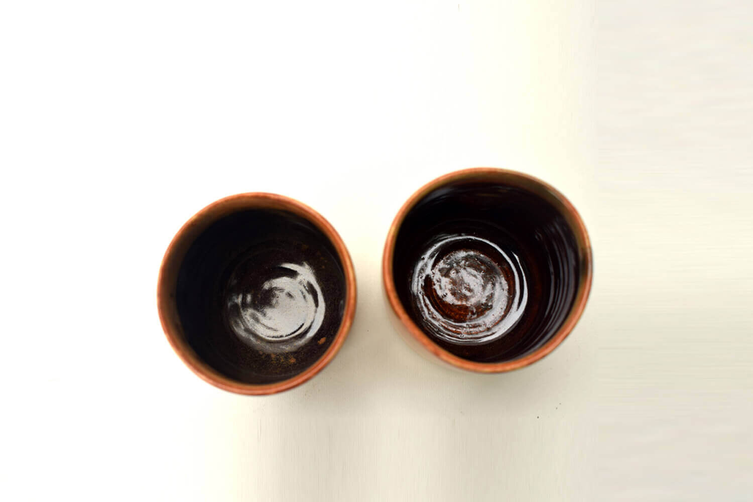 Orange Ceramic Tea Cup – Set of 2 | Earthan