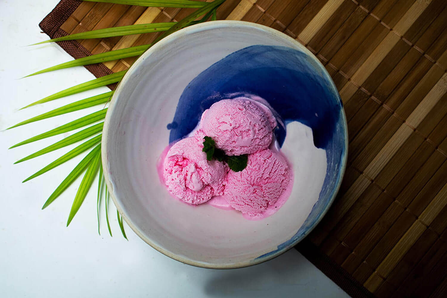 Blue Stroke Pasta Bowl | Earthan 