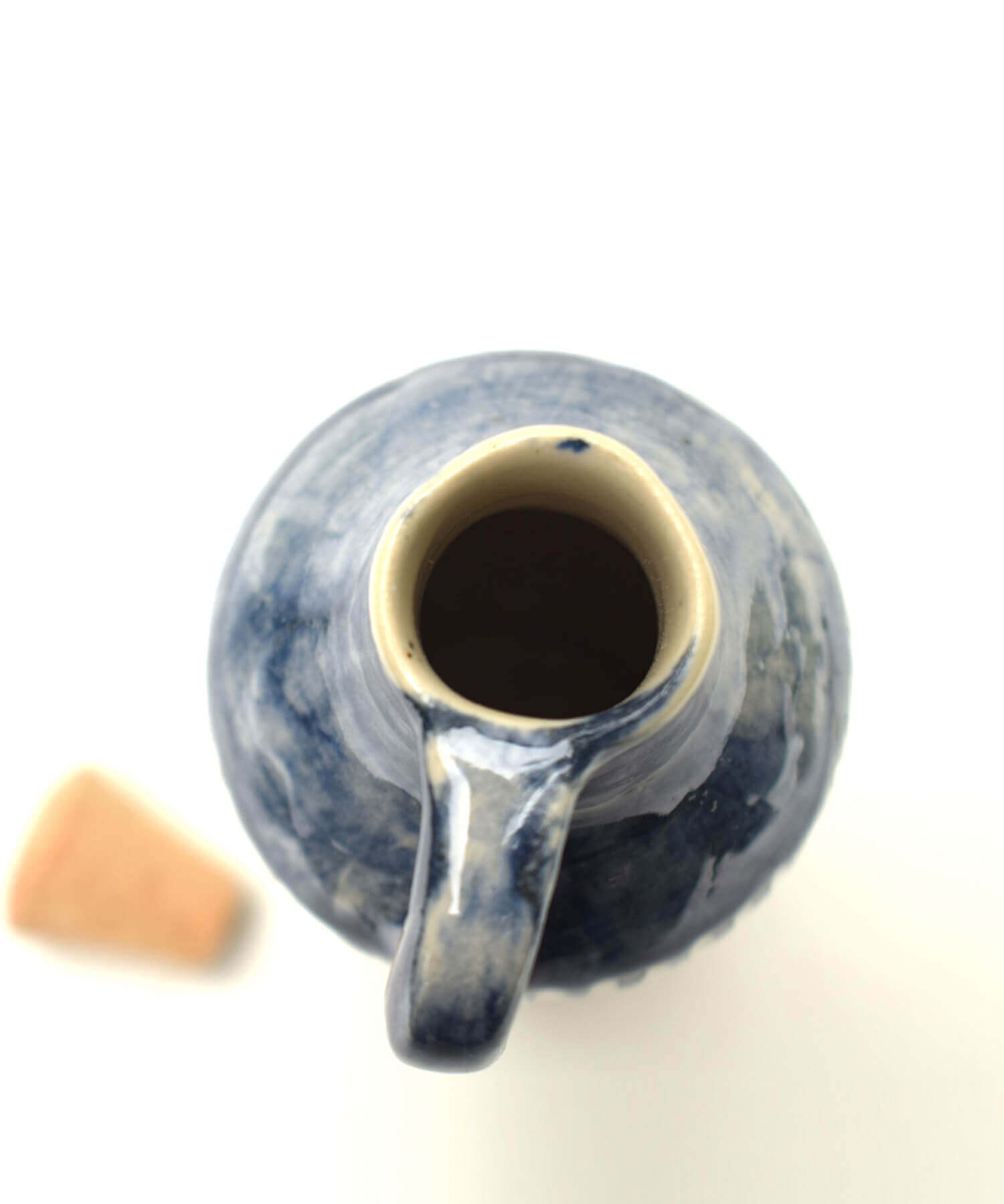 Hand-carved Ceramic Oil Bottle | Earthan