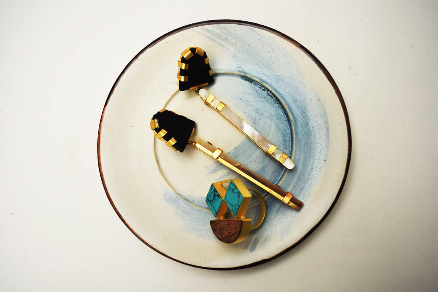 Personalized Imperfect Round Jewelry Plate | Earthan