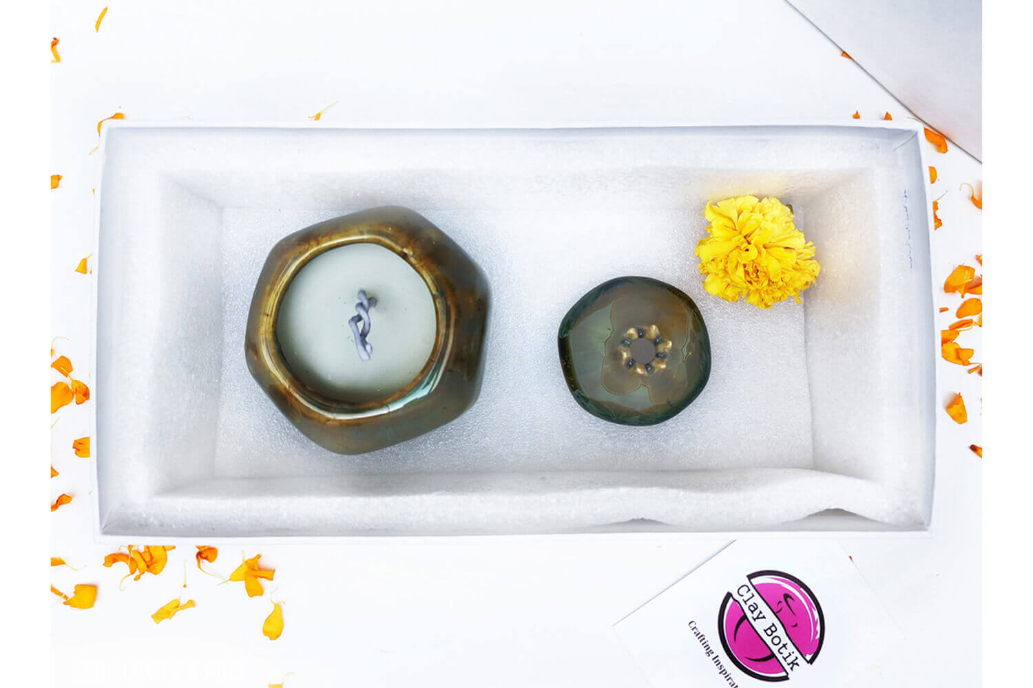 Aroma Wax Candle – Cinnamon Aroma | Earthan