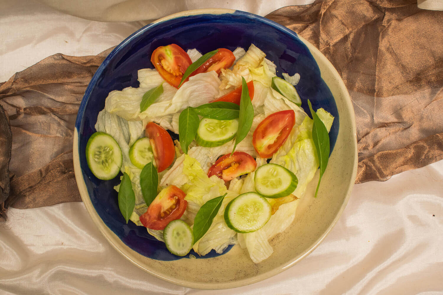 Ceramic Serving Bowl Blue | Earthan