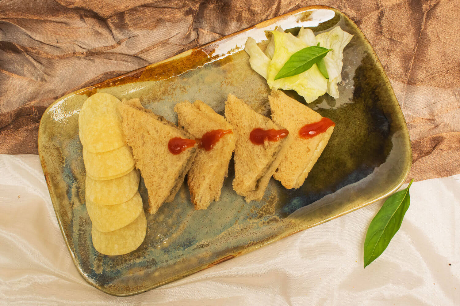 Sea Green Ceramic Platter