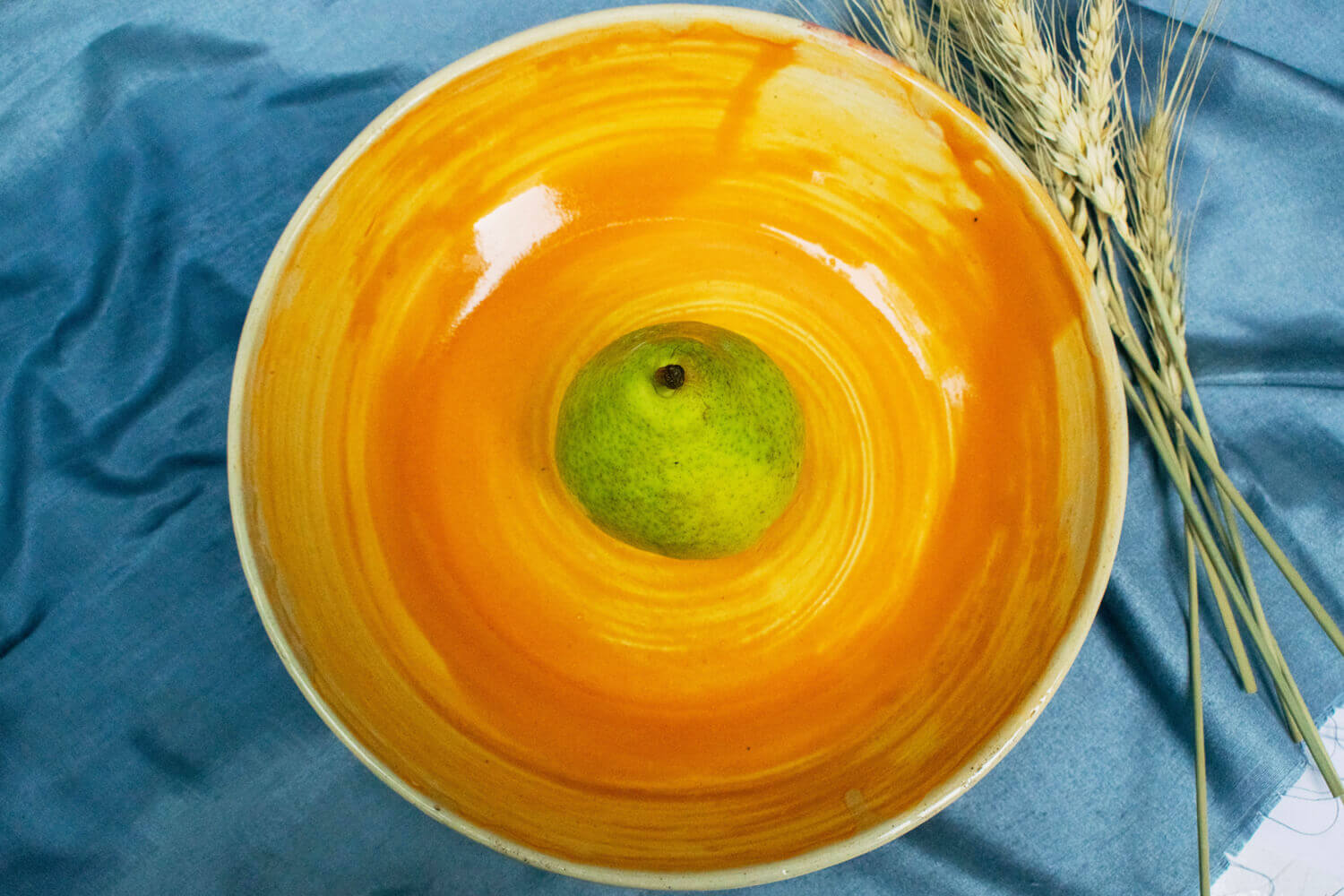 Ceramic Serving Bowl Orange | Earthan