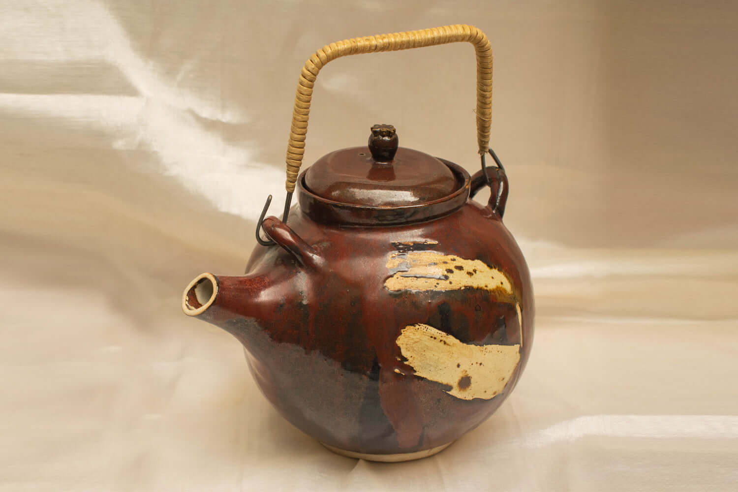 Studio Pottery Ceramic Teapot Red